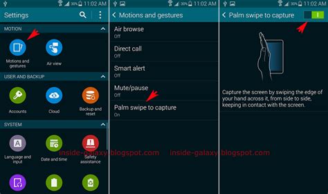 Inside Galaxy Samsung Galaxy S5 How To Take Screenshots In Android 4