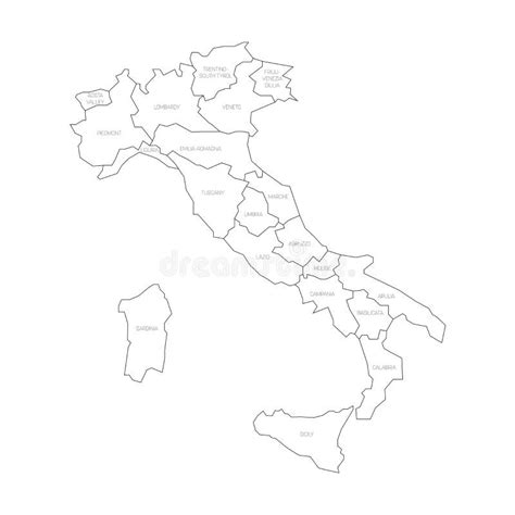 Cartina Italia Editabile