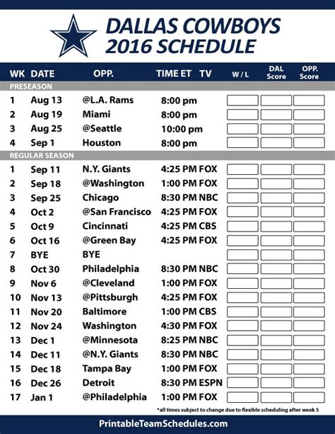 Cowboys Next Season Schedule 2021