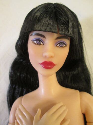 nude barbie looks 19 doll made to move tall body 2023 raven hair bangs hjx28 ebay
