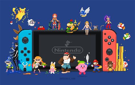 My Pixel Art Tribute To The Nintendo Switch Rpixelart
