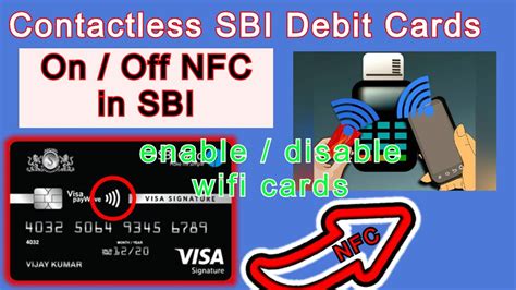 How To Enabledisable 🔥nfc In Sbi Contactless Atmdebit Cards Nfc