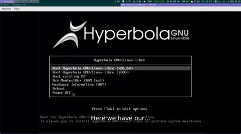 Hyperbola Gnulinux Libre Base Mode Legacy Mbr Libretube