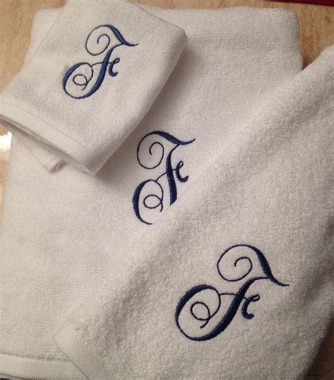 Get the best deal for monogrammed bath towels from the largest online selection at ebay.com. Monogrammed Towel Set, 3 Piece, White Bath Towel, Hand ...