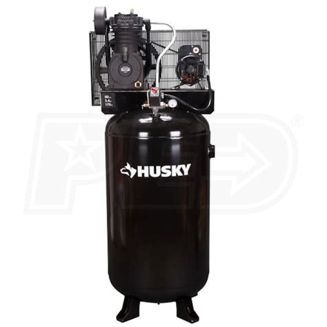 Husky 5 Hp 80 Gallon Two Stage Air Compressor 230v 1 Phase Husky C802h