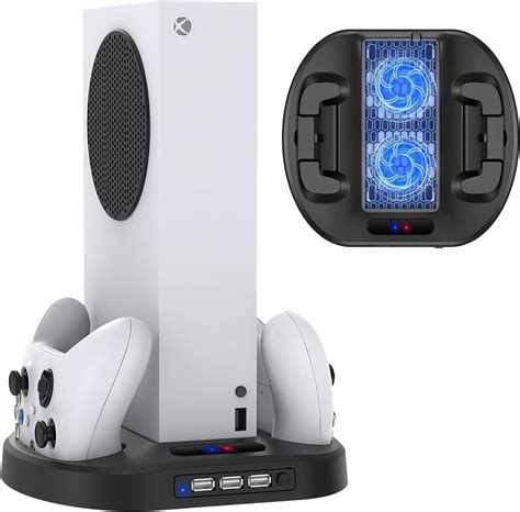 Vertical Stand With Cooling Fan For Xbox Series S Console Auarte