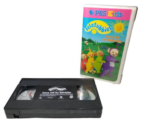 Teletubbies Dance With The Teletubbies Vhs Pbs Kids Tinky Winky Dipsy