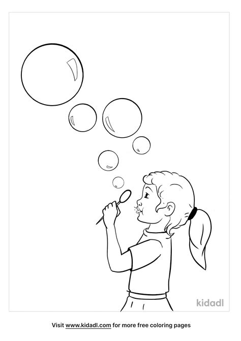 Free Bubble Coloring Page Coloring Page Printables Kidadl