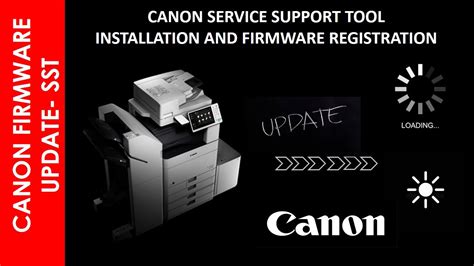 Canon Service Support Tool Install And Firmware Registration Youtube