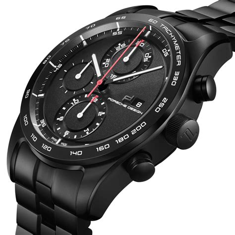 Porsche Design Chronotimer Series 1 Matte Black Mens Chronograph Watch ...