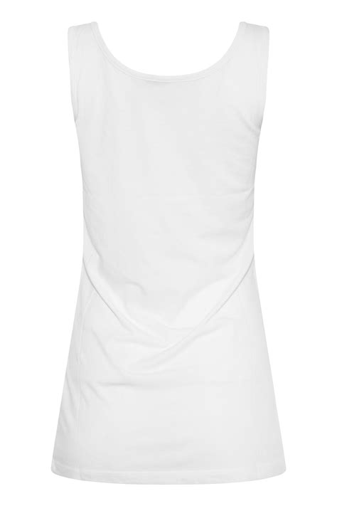 Lts Tall Womens White Vest Top Long Tall Sally