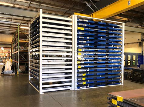 Sheet Metal Storage Racks Lean Manufacturing