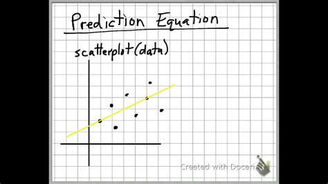 Prediction Equations Youtube