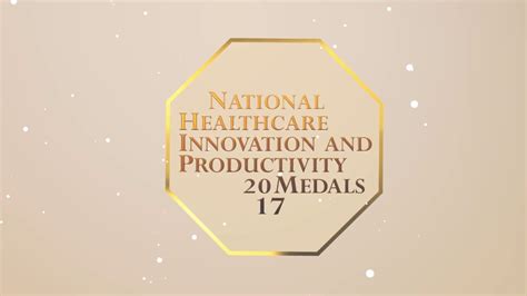 National Healthcare Innovation And Productivity Medal 2017 Youtube
