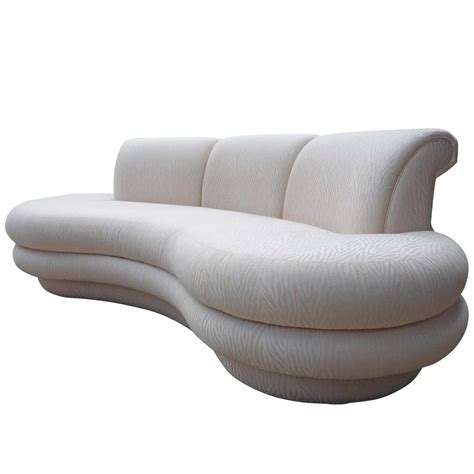 Adrian Pearsall Kidney Shaped Curved Sofa For Comfort Designs At