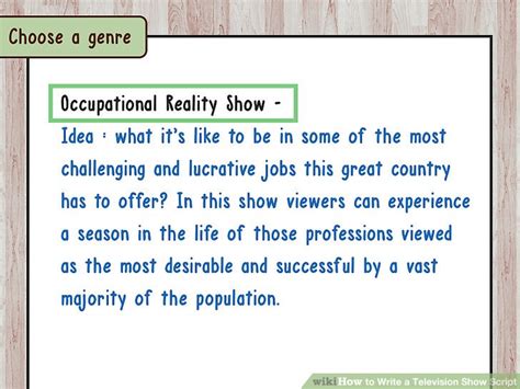 We did not find results for: 4 Ways to Write a Television Show Script - wikiHow