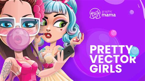 7 pretty vector girls that will blow your mind graphicmama blog