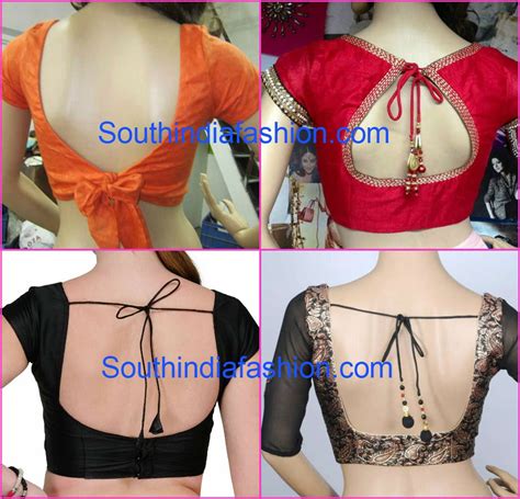Also, blouse and neck designs are at their beautiful best right now with so many fun and lovely designs. Blouse Back Neck Designs
