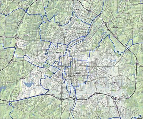 Raleigh Nc Zip Codes Wake County Nc Zip Code Map