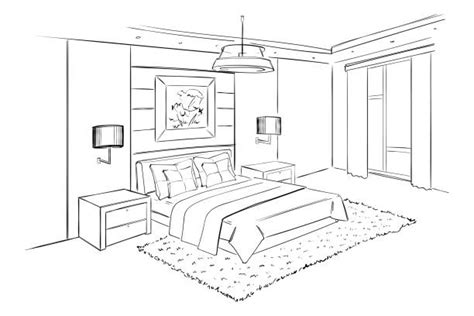 Best White And Black Bedrooms Pictures Illustrations Royalty Free