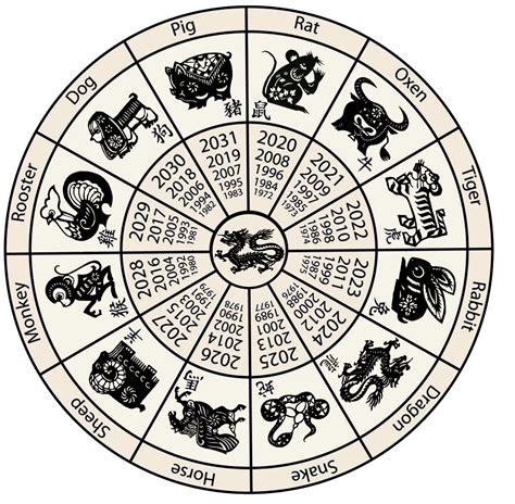 The 12 Animals Of The Chinese Zodiac 2012 Year Of The Dragon
