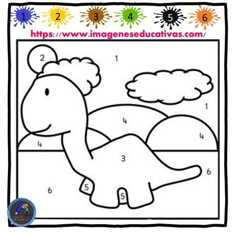 Colorea por números (5) – Imagenes Educativas