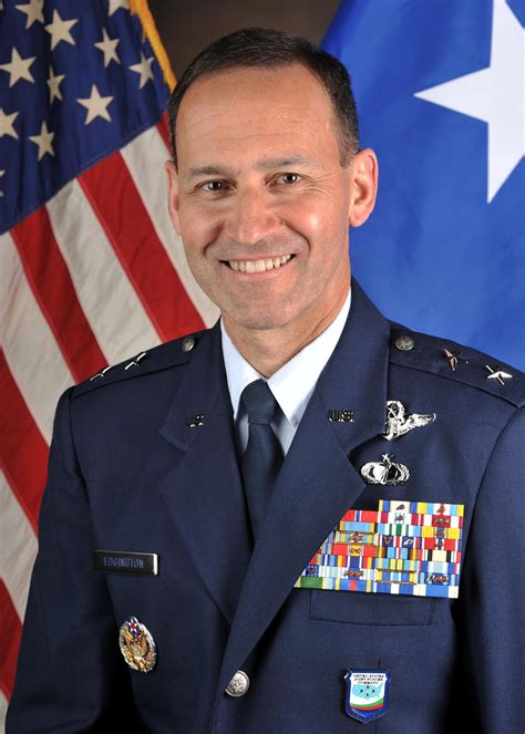 Major General David M Edgington Air Force Biography Display