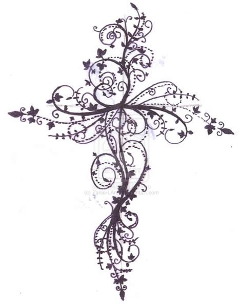Bound to attract attention, this tattoo is perfect for its use of colour and attention to detail. Cross Tattoo Designs - The Body is a Canvas