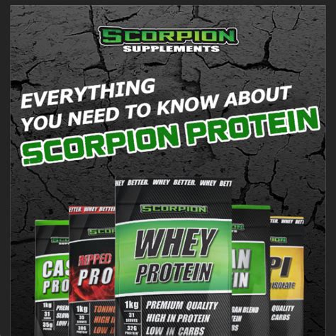 The Science Behind Scorpions Protein Powders 🦂 Scorpion Supplements