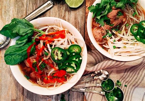 Pho noodles oxtail or any other beef bone 3lbs 2 gallons . Spicy Sriracha Vietnamese Pho Soup 30 minute recipe! - A ...