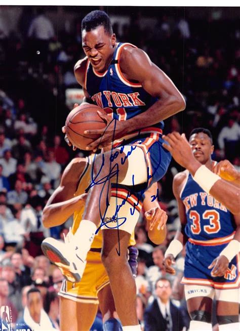 Gerald Wilkins Autographed 8x10 Photo New York Knicks