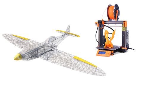 Free 3d Printed Spitfire Rc Plane With Every Original Prusa I3 3dprinting