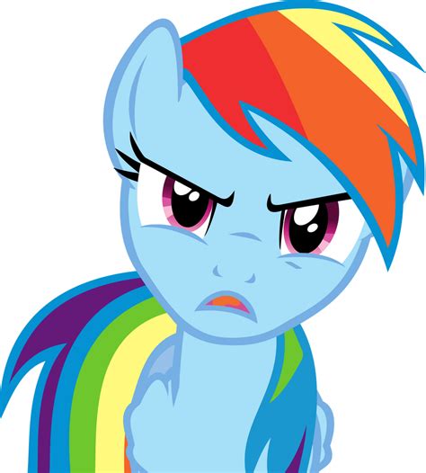 Angry Rainbow Dash By Uxyd On Deviantart