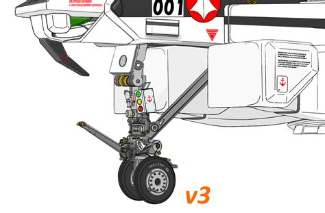 Strength Reinforced Landing Gear For Vfh 12kl By Yui1107 On Deviantart