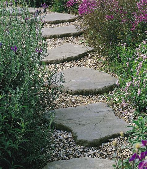 Create Stepping Stone Paths Throughout The Garden Garden Stepping