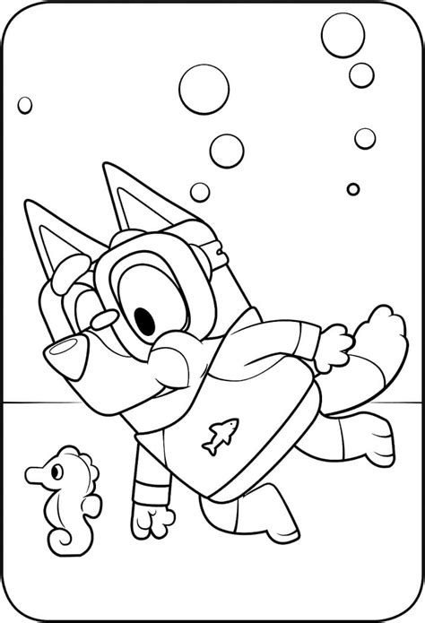 Dad From Bluey Coloring Page Free Printable Coloring Pages For Kids