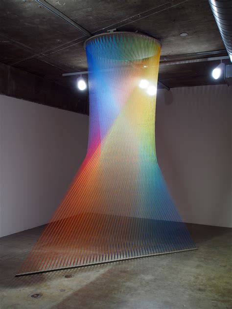 Mexican Artist Creates Beautiful Rainbow Like Installations With Simple
