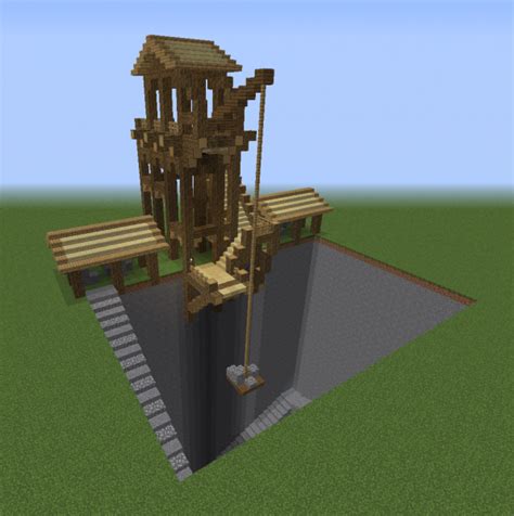 I wonder if it is meant for hobbits or dwarfs? Ragnar's Medieval Quarry Crane - Blueprints for MineCraft ...