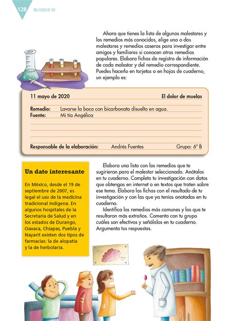 Libro de matemáticas 6 grado contestado pagina 60 : Español Sexto grado 2020-2021 - Página 128 de 185 - Libros de Texto Online