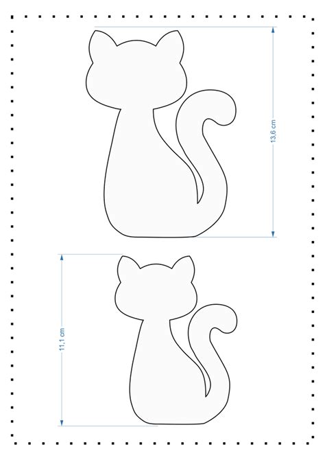 Marca Página De Gatinho Com Molde Cat Crafts Diy And Crafts Sewing