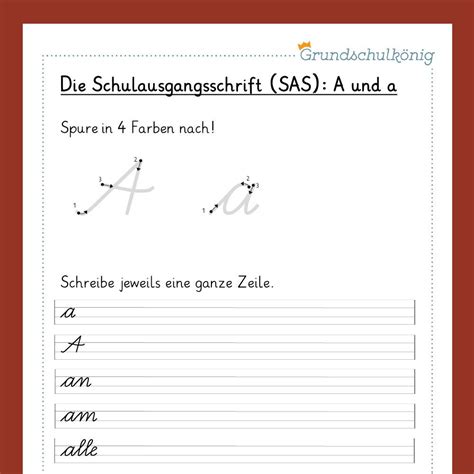 Um das gewünschte arbeitsblatt zu drucken, klicken sie einfach auf den link für die miniaturansicht und drucken sie das. Grundkurs „Buchstaben schreiben lernen - Schulausgangsschrift / SAS" in 2020 | Schulausgangsschrift