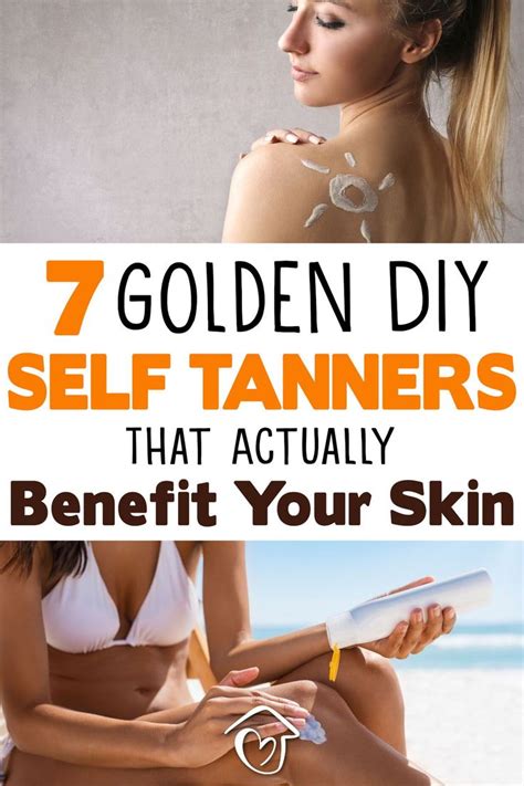 Diy Self Tanner Recipes Instant Natural Glowing Fake Tan Diy Self