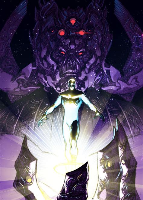 The Silver Surfer And Galactus By Pressy Patanik Rmarvel