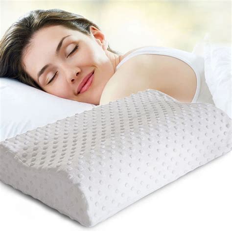 Brand Qjh Orthopedic Neck Pillow Fiber Slow Rebound Memory Foam Pillow