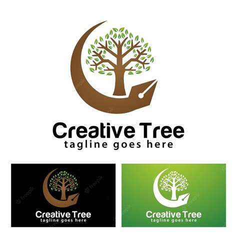 Premium Vector Creative Tree Logo Design Template