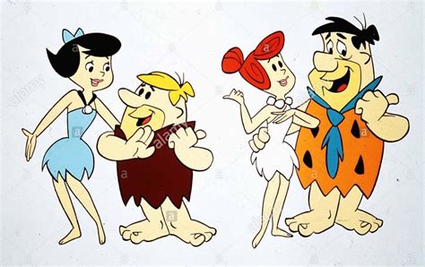The Flintstones Betty And Barney Rubble Wilma And Fred Flintstone