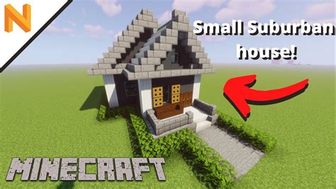 Minecraft Small Starter Suburban House Youtube