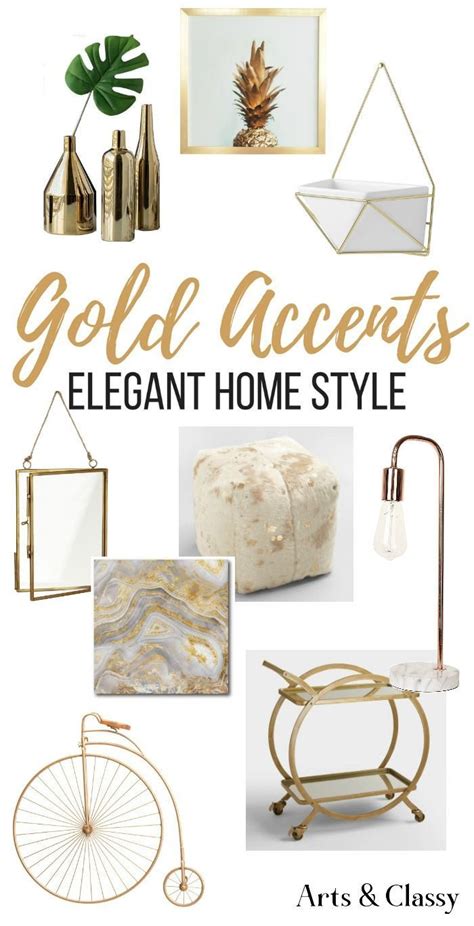 Find Gorgeous Gold Home Accents And Accessories For Your Decor These