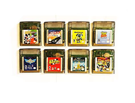 Lot Of 8 Authentic Walt Disney Nintendo Gameboy Color Games Etsy