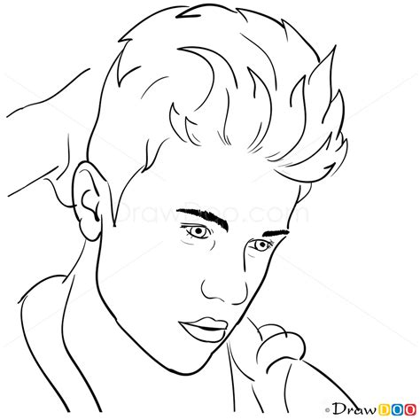 Justin Bieber Cartoon Drawing at GetDrawings Free download